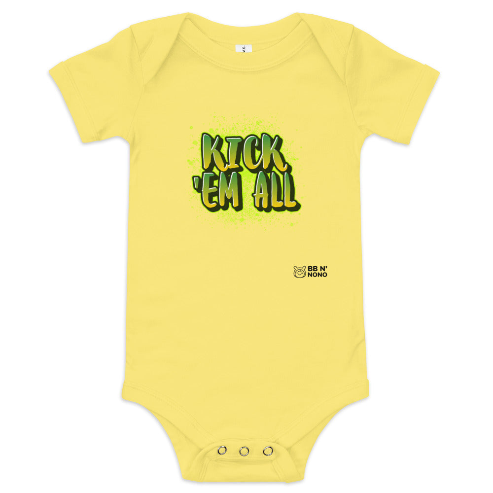 Kick'em all - Baby short sleeve one piece