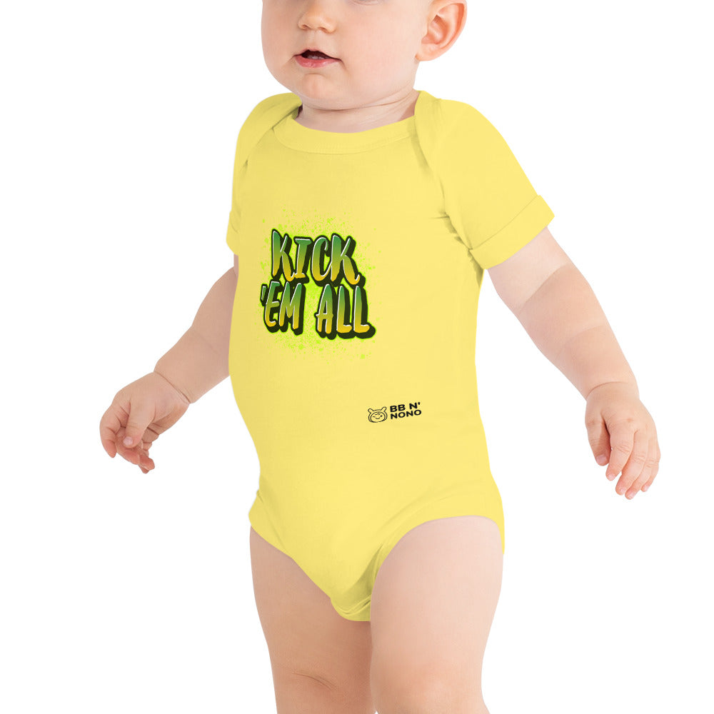 Kick'em all - Baby short sleeve one piece