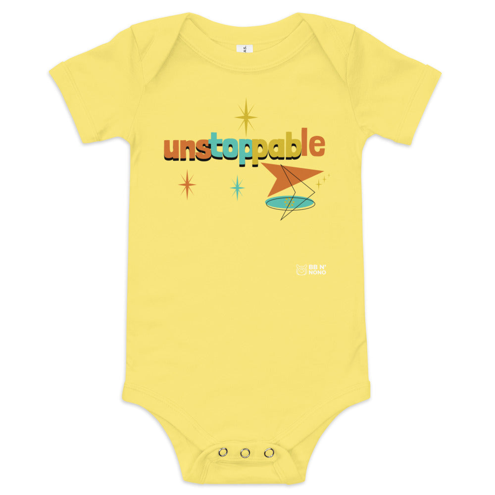 Unstoppable - Baby short sleeve one piece