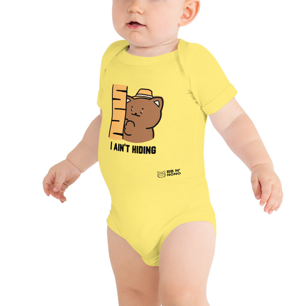 I ain't hiding - Baby short sleeve one piece