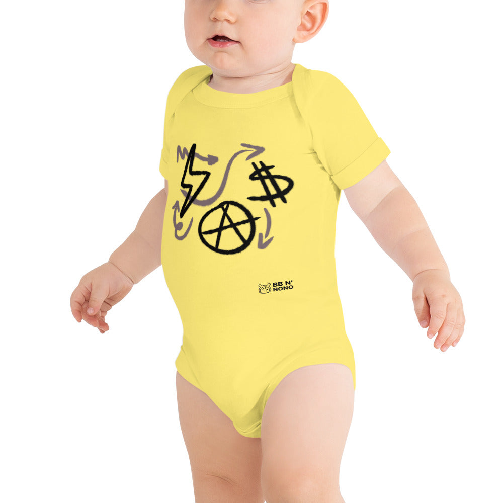 $ = $ - Baby short sleeve one piece