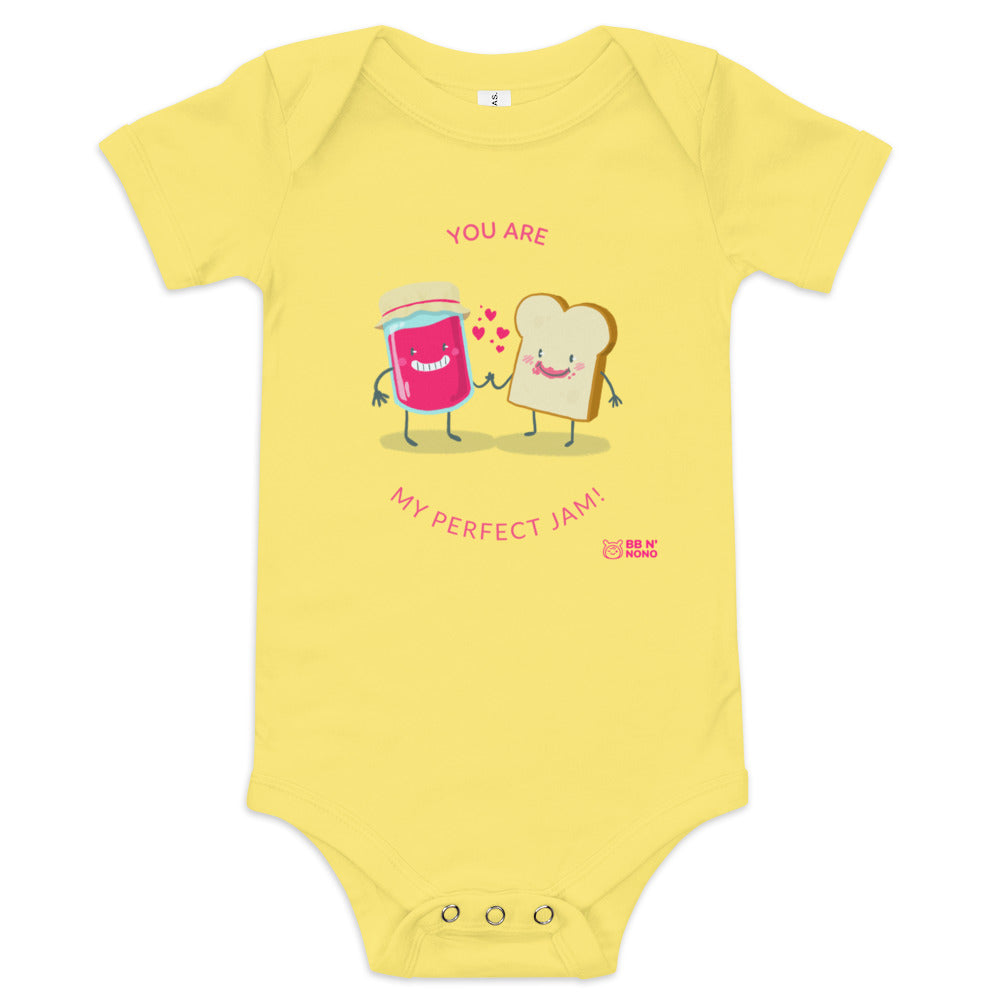 You are my perfect jam - Baby short sleeve one piece