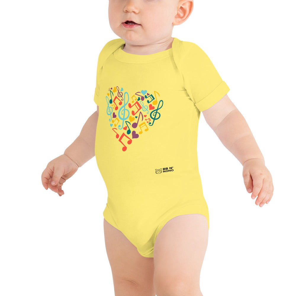 Symphonic Love Notes - Baby short sleeve one piece