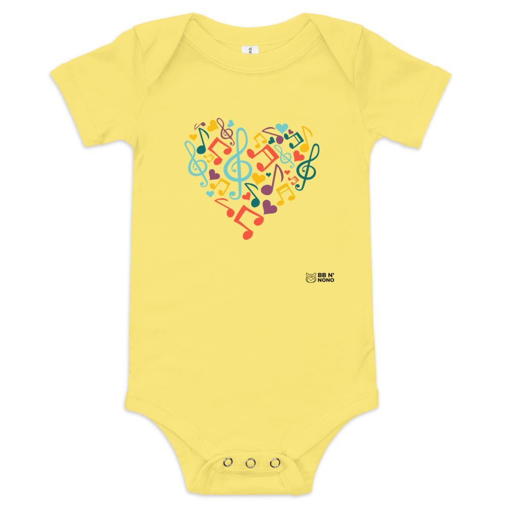 Symphonic Love Notes - Baby short sleeve one piece