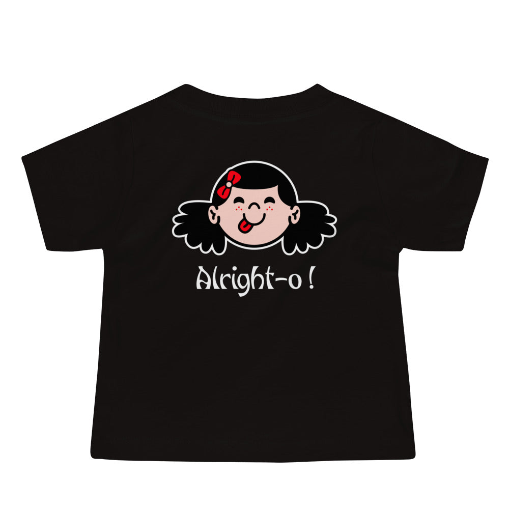 Alright-o! - Baby Jersey Short Sleeve Tee (back print)