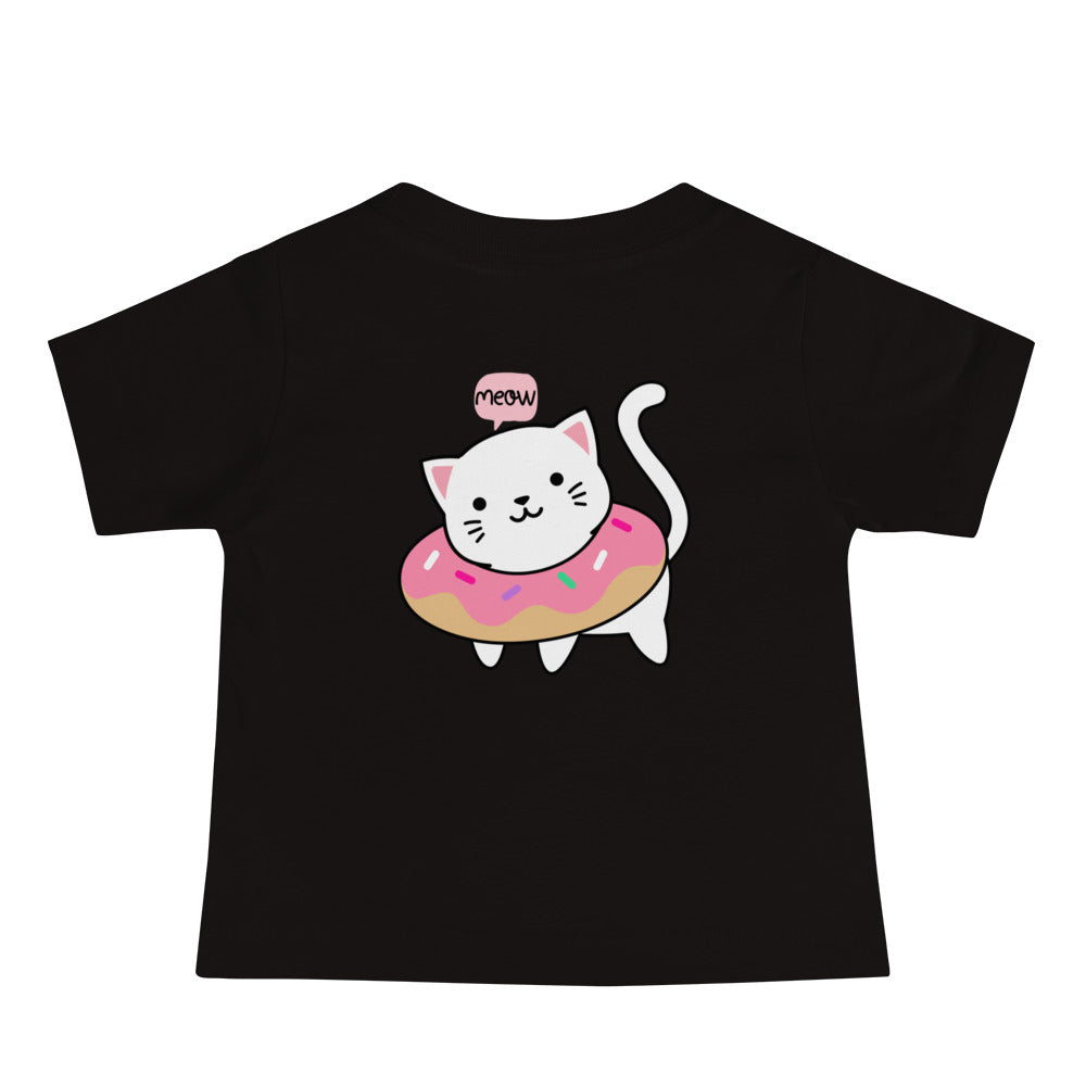 Meow V2 - Baby Jersey Short Sleeve Tee (back print)