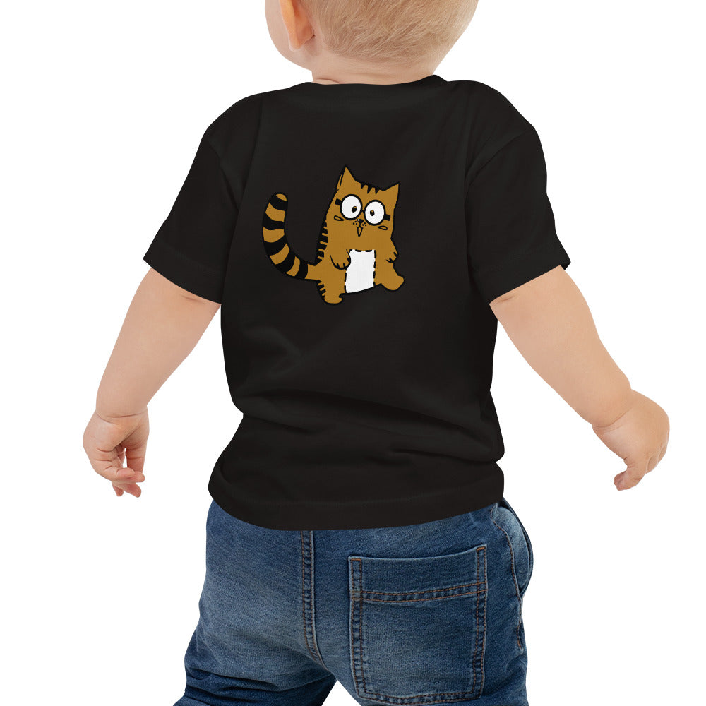 Meow V5 - Baby Jersey Short Sleeve Tee (back print)