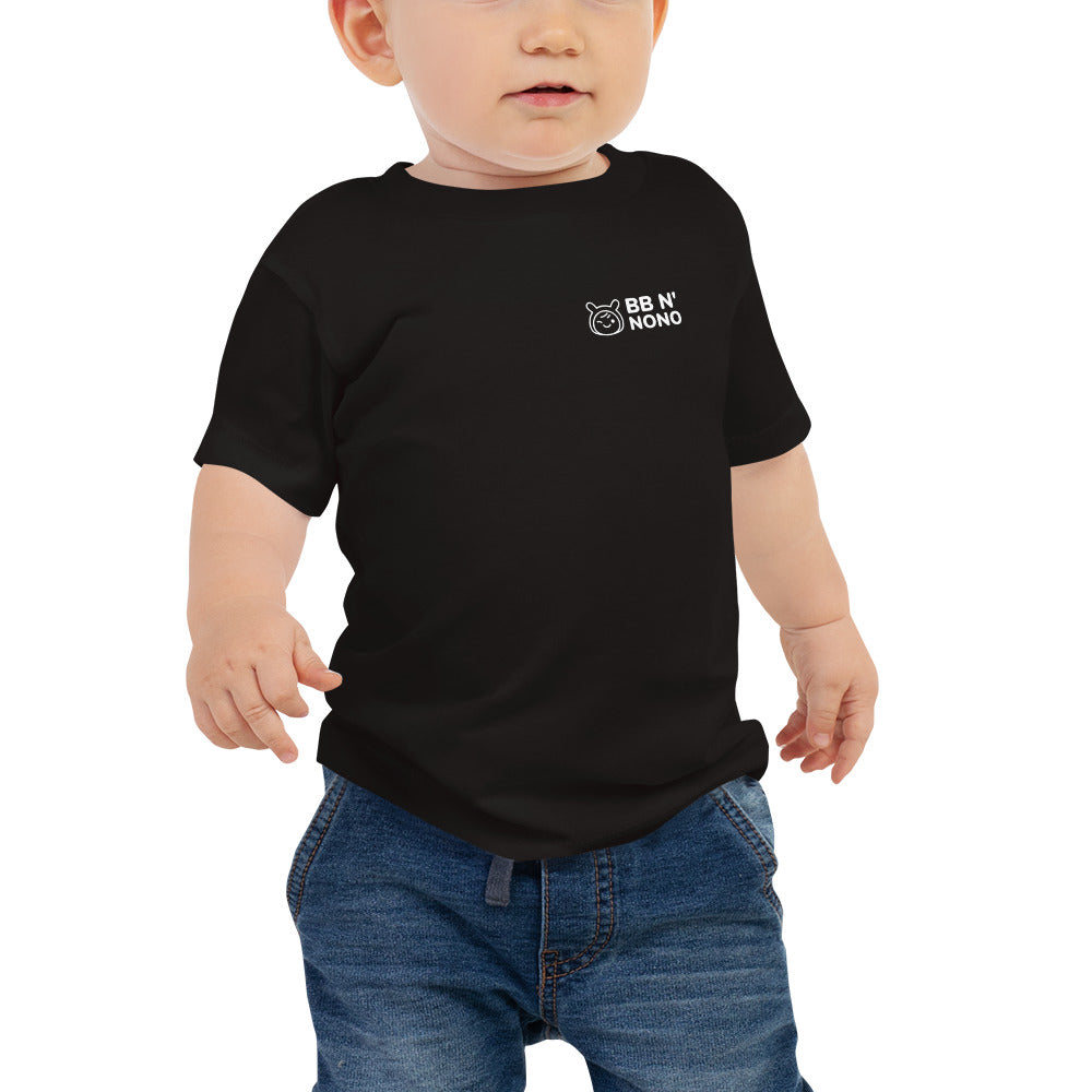 Buddy for life - Baby Jersey Short Sleeve Tee (back print)