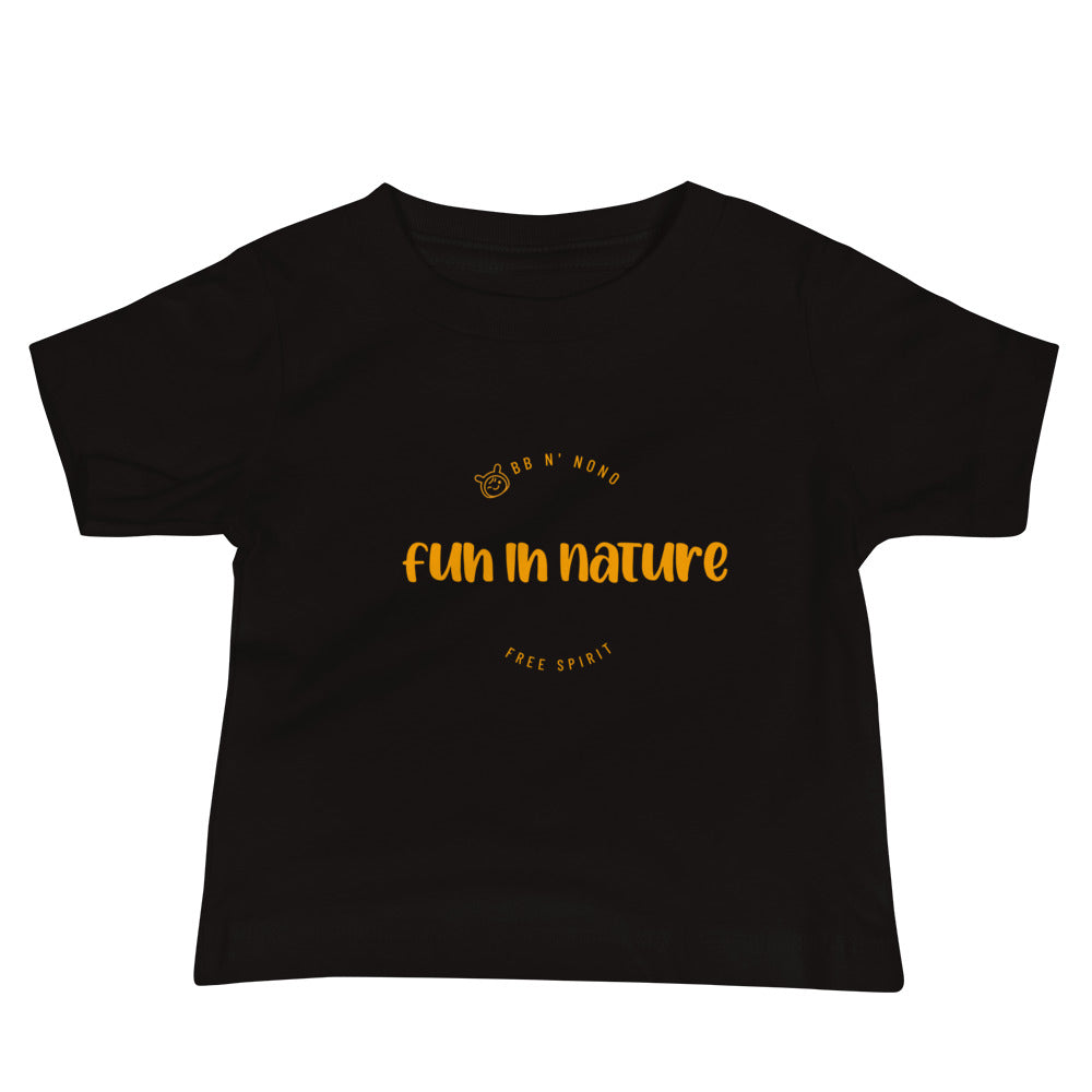 Fun in nature with logo - Baby Jersey Short Sleeve Tee