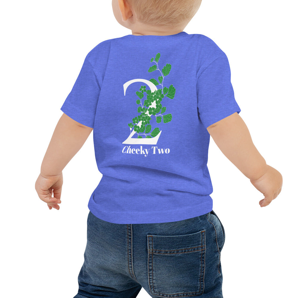 Cheeky Two - Baby Jersey Short Sleeve Tee (back print)