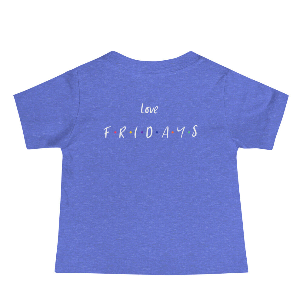 Love Fridays - Baby Jersey Short Sleeve Tee (back print)