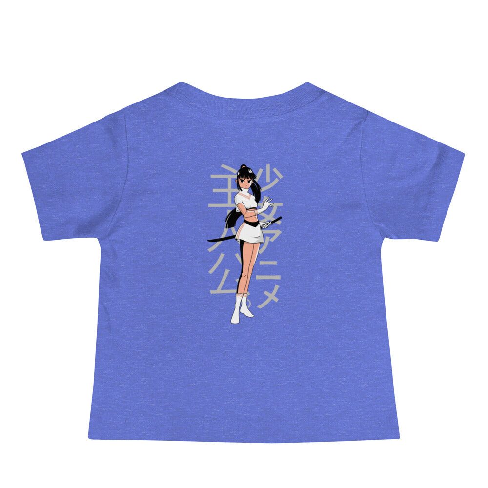 Magical girl V2 - Baby Jersey Short Sleeve Tee (back print)