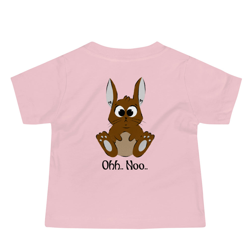 Ohh Noo - Baby Jersey Short Sleeve Tee (back print)