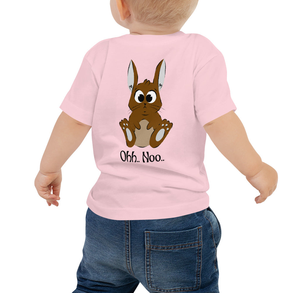 Ohh Noo - Baby Jersey Short Sleeve Tee (back print)