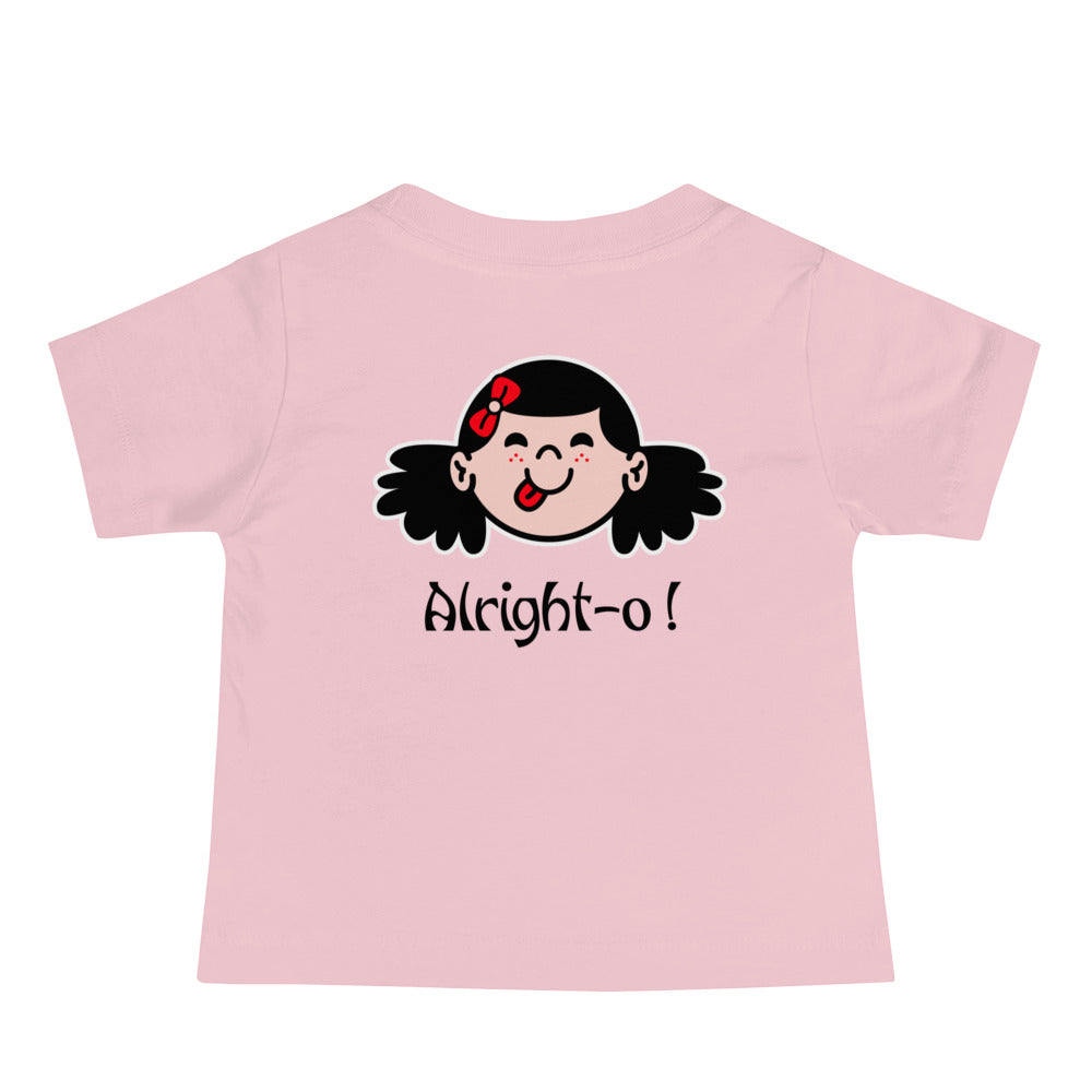 Alright-o! - Baby Jersey Short Sleeve Tee (back print)