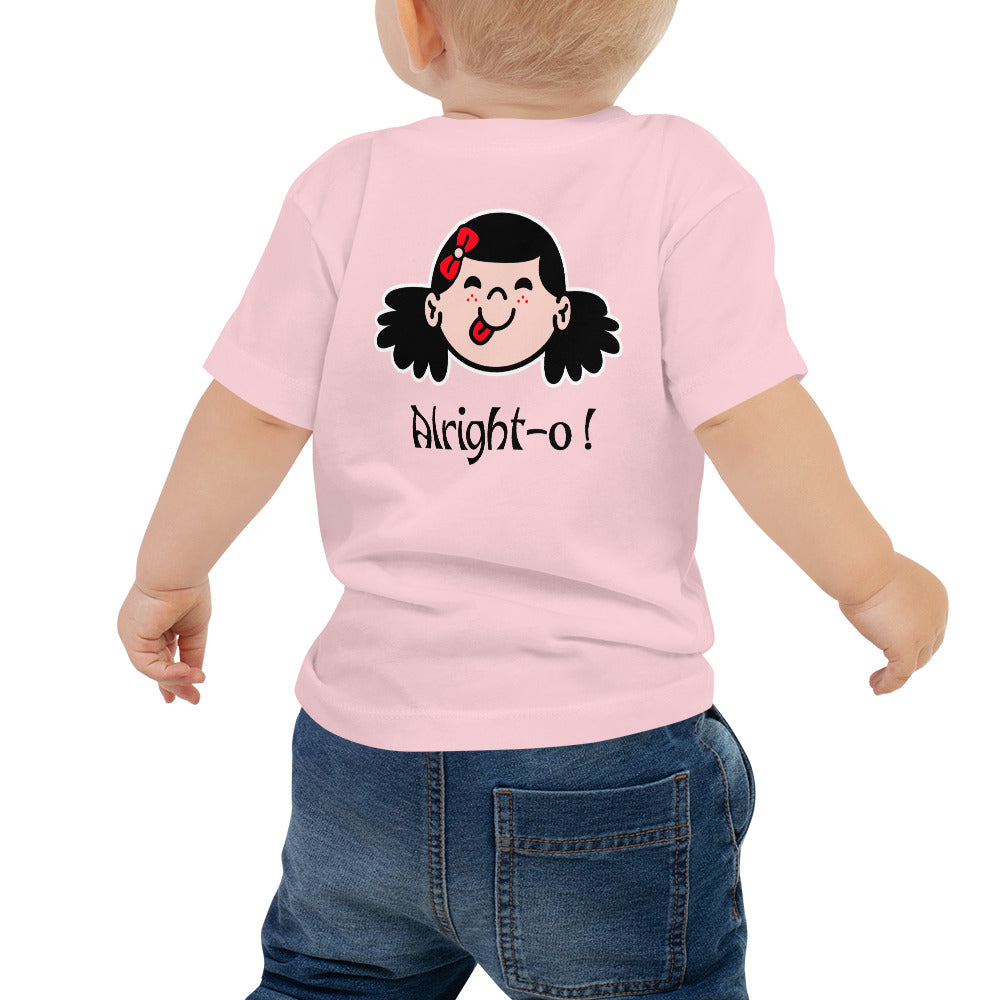 Alright-o! - Baby Jersey Short Sleeve Tee (back print)