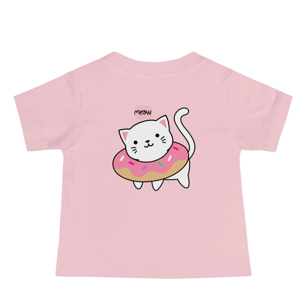 Meow V2 - Baby Jersey Short Sleeve Tee (back print)