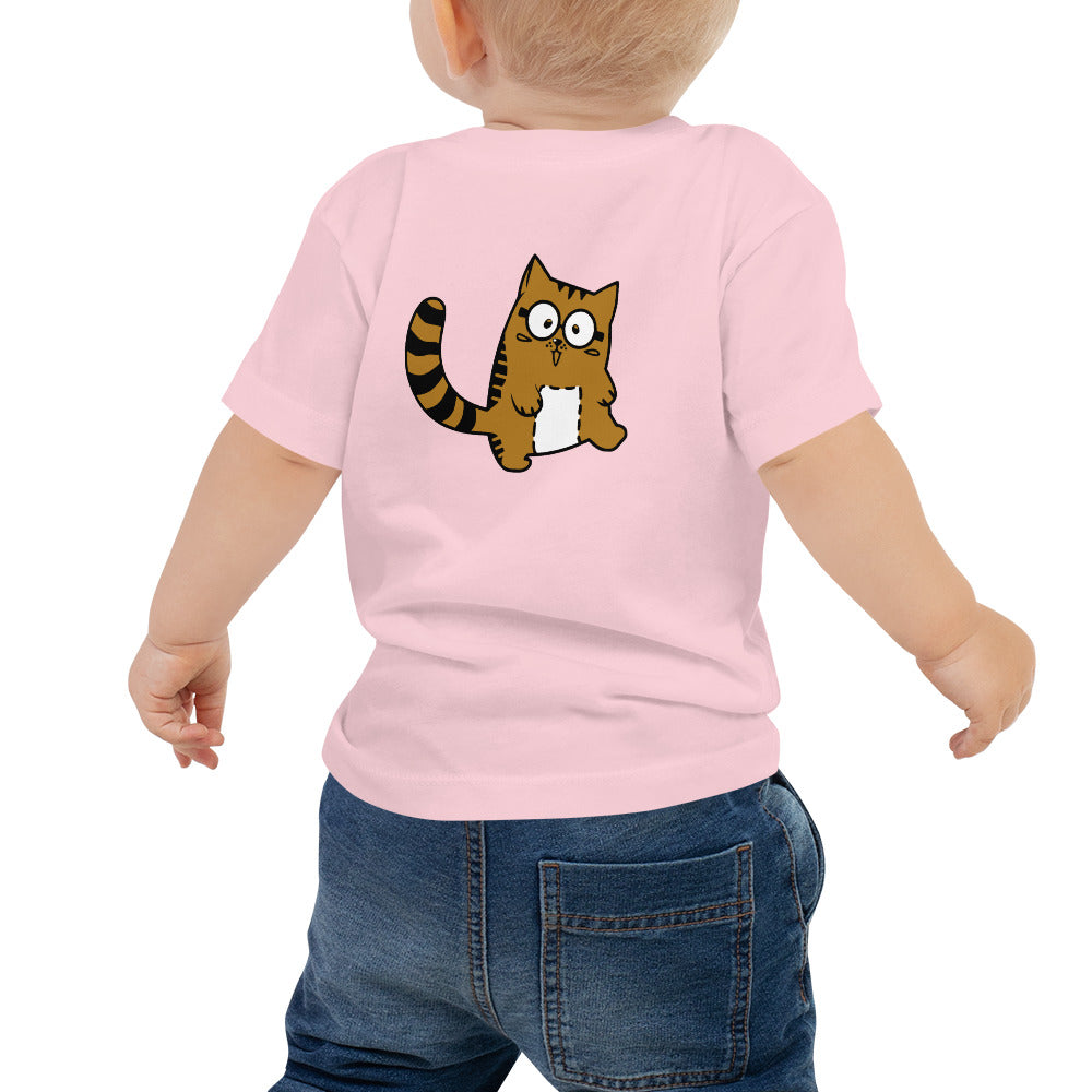 Meow V5 - Baby Jersey Short Sleeve Tee (back print)