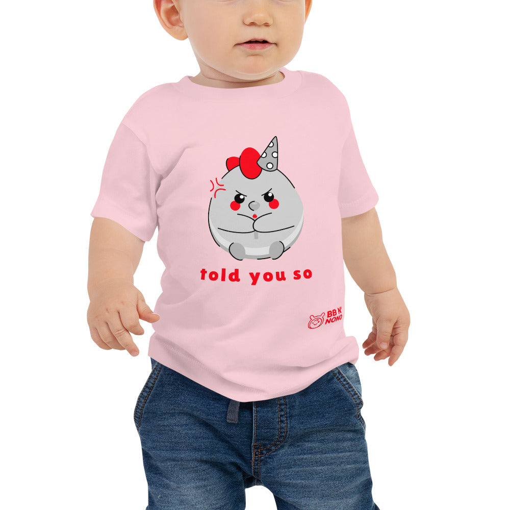 Told you so V - Baby Jersey Short Sleeve Tee