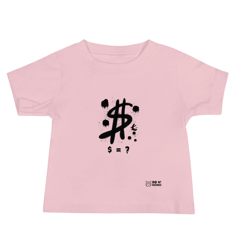 $ = ? - Baby Jersey Short Sleeve Tee