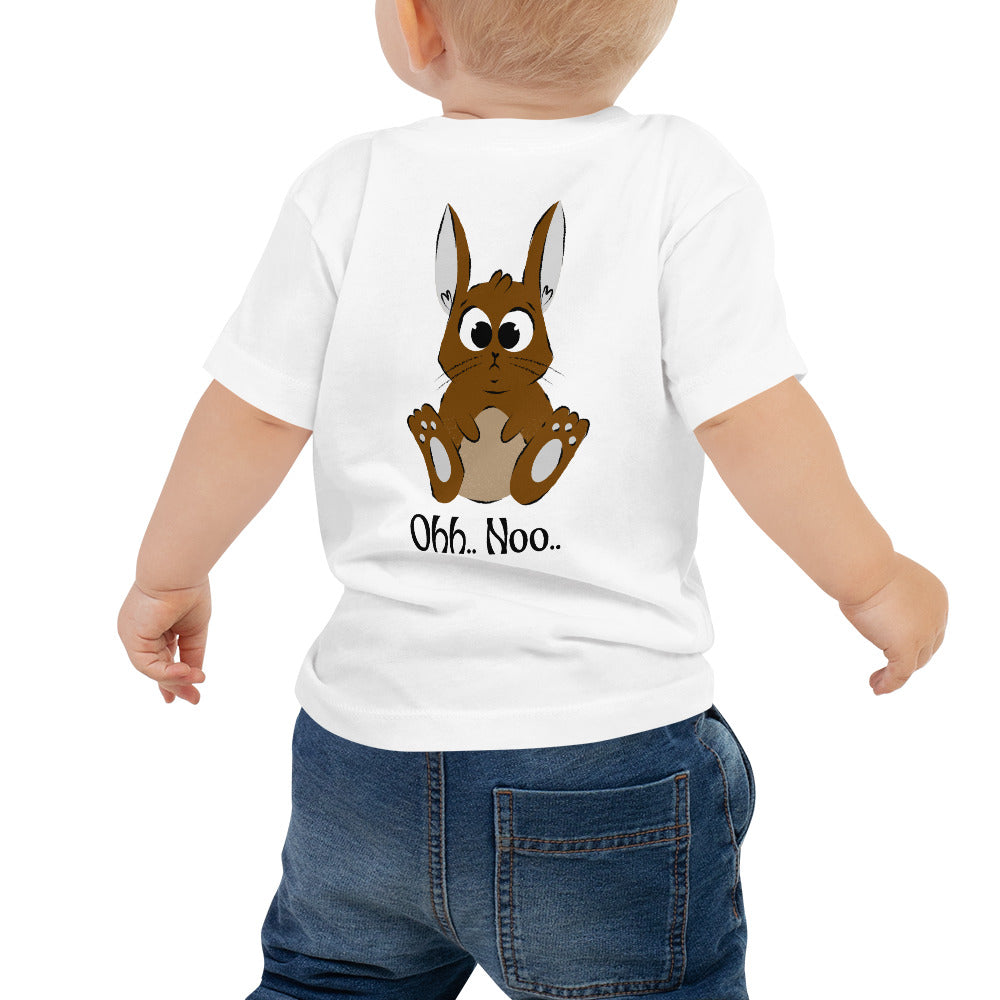 Ohh Noo - Baby Jersey Short Sleeve Tee (back print)