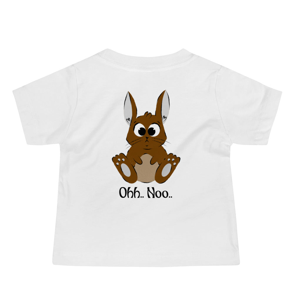 Ohh Noo - Baby Jersey Short Sleeve Tee (back print)