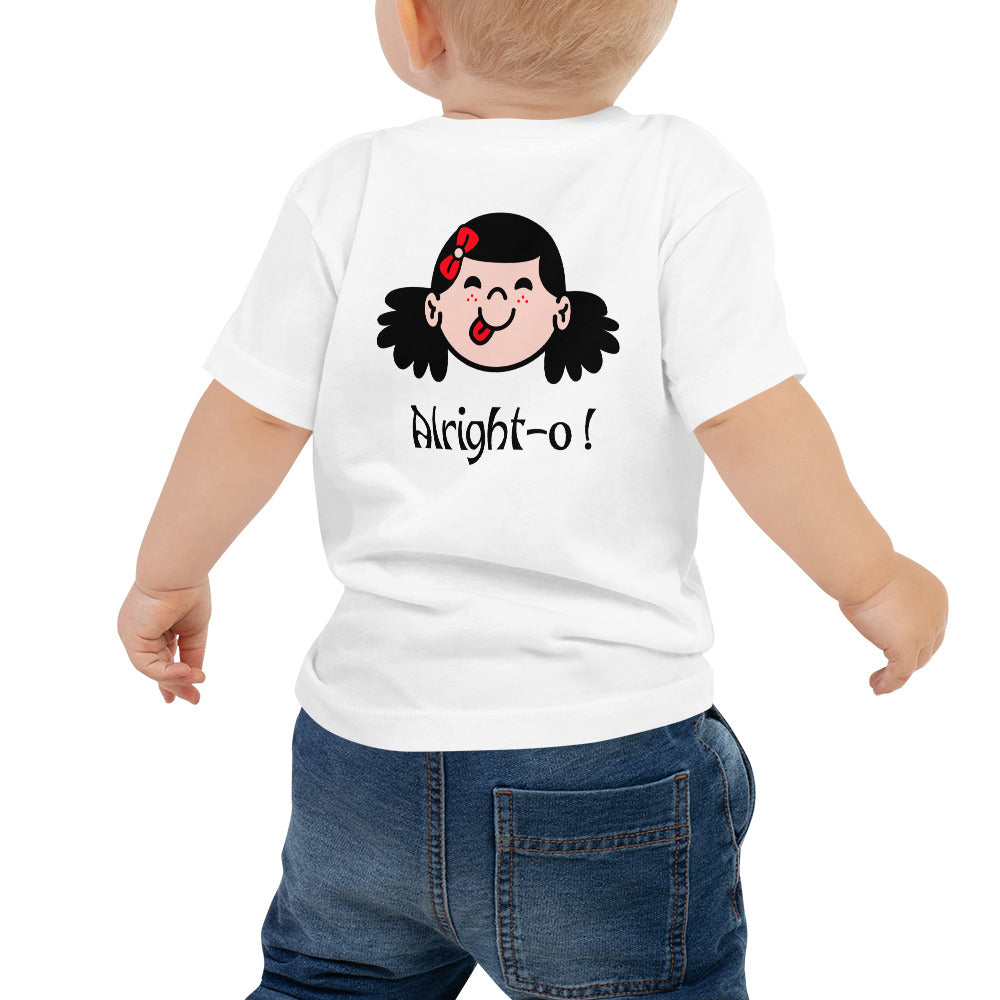 Alright-o! - Baby Jersey Short Sleeve Tee (back print)