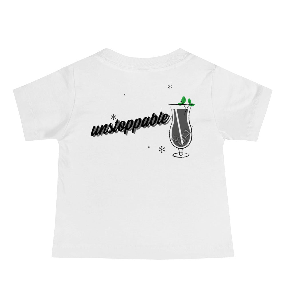 Unstoppable V - Baby Jersey Short Sleeve Tee (back print)