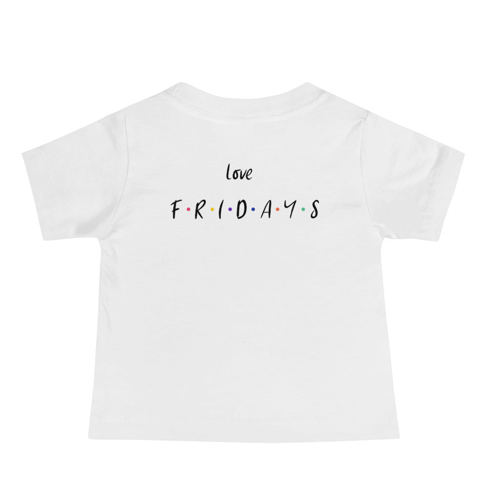 Love Fridays - Baby Jersey Short Sleeve Tee (back print)