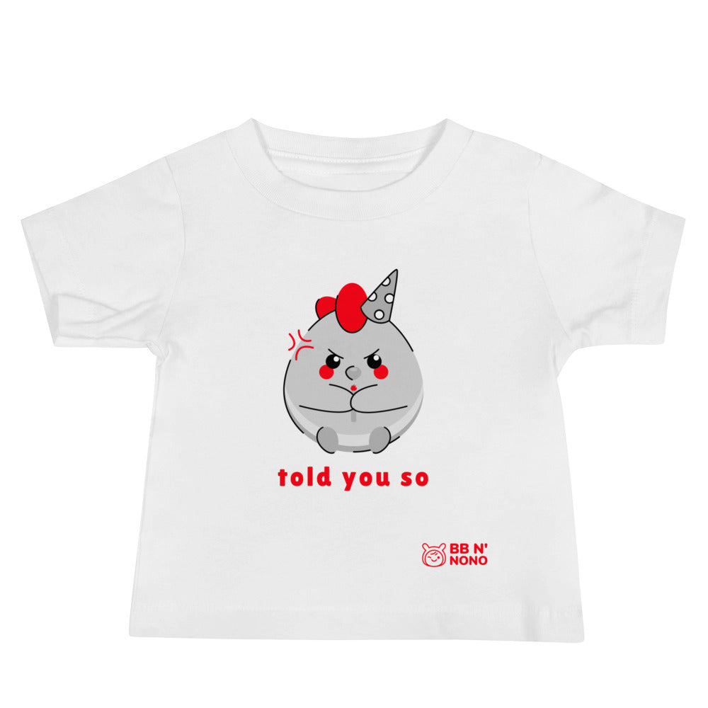 Told you so V - Baby Jersey Short Sleeve Tee