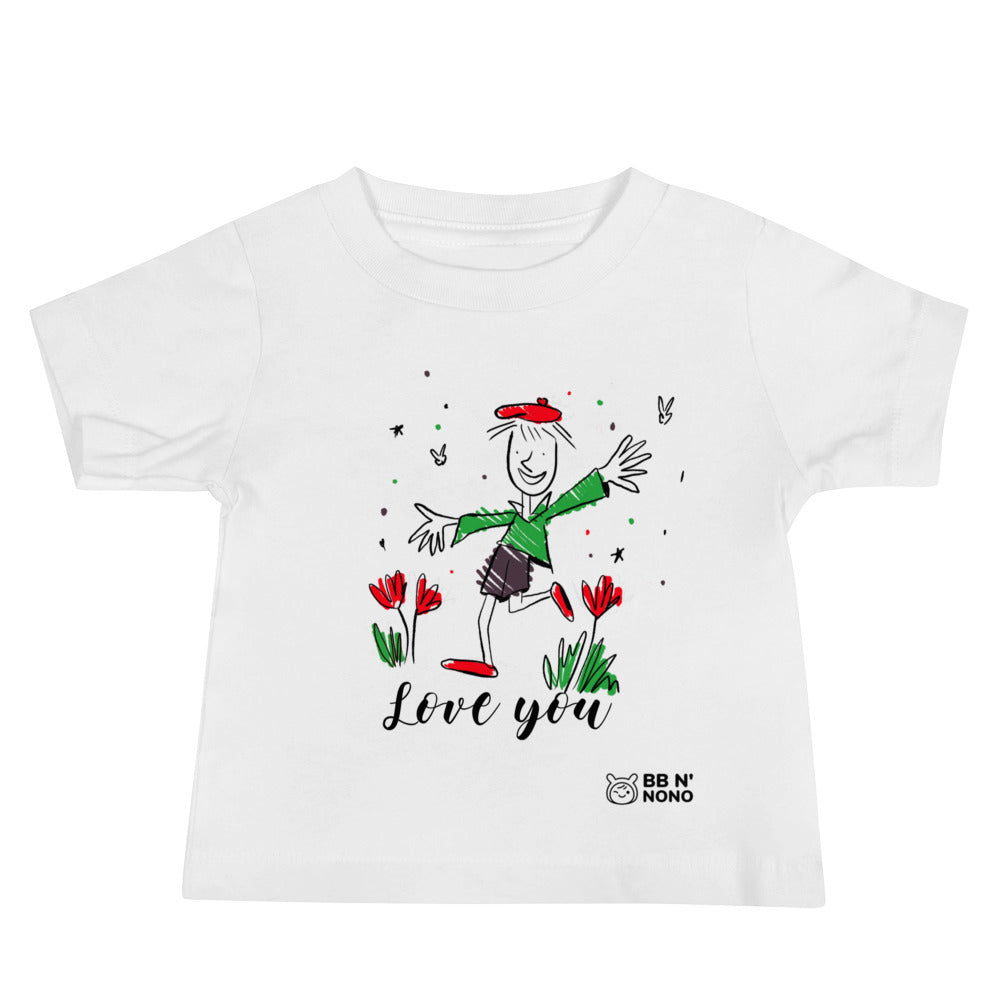 Love you - Baby Jersey Short Sleeve Tee