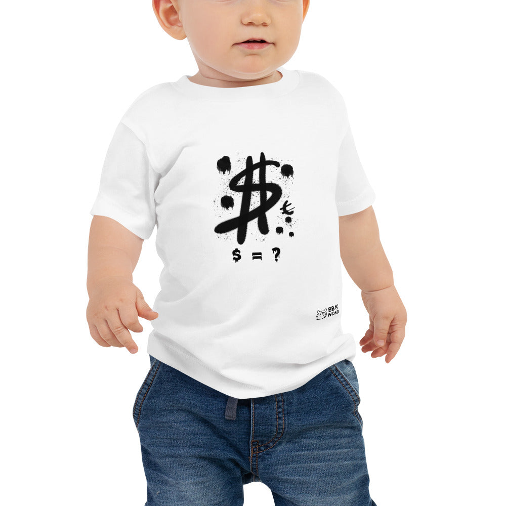 $ = ? - Baby Jersey Short Sleeve Tee