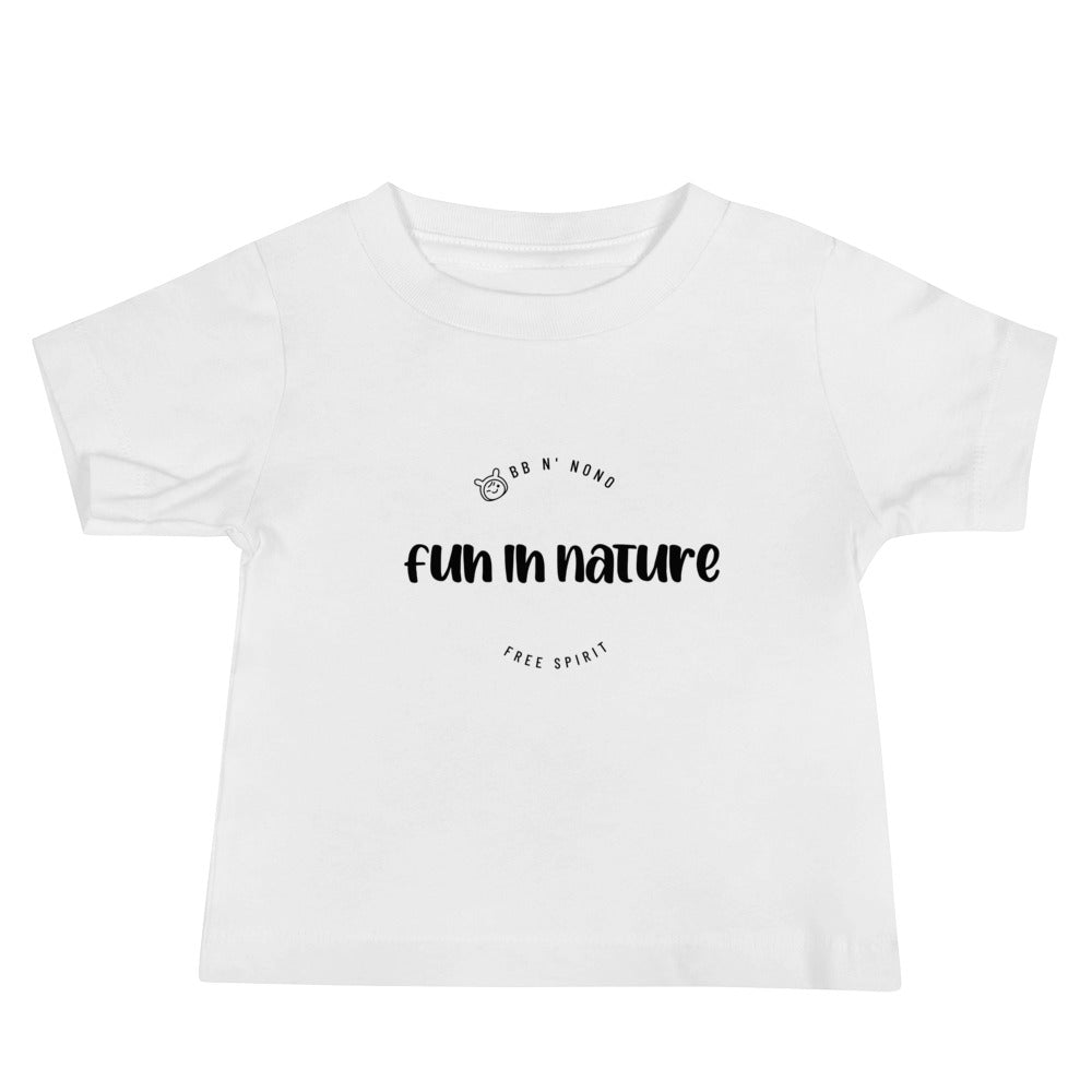 Fun in nature with logo - Baby Jersey Short Sleeve Tee