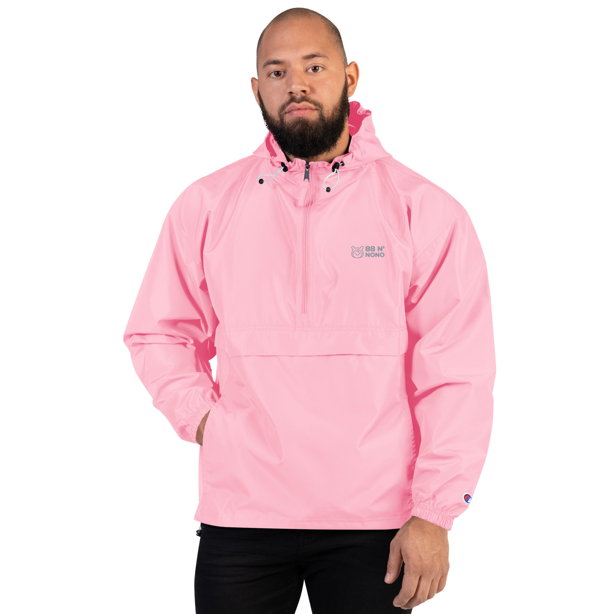 bb N' nono - Embroidered Champion Packable Jacket