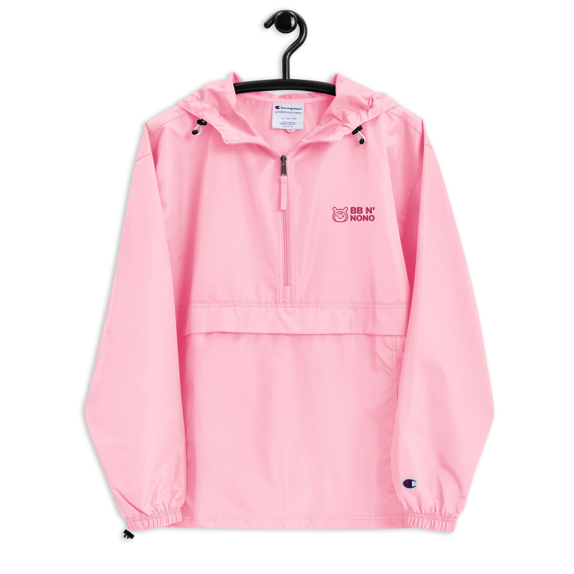 bb N' nono - Embroidered Champion Packable Jacket (same color emb)