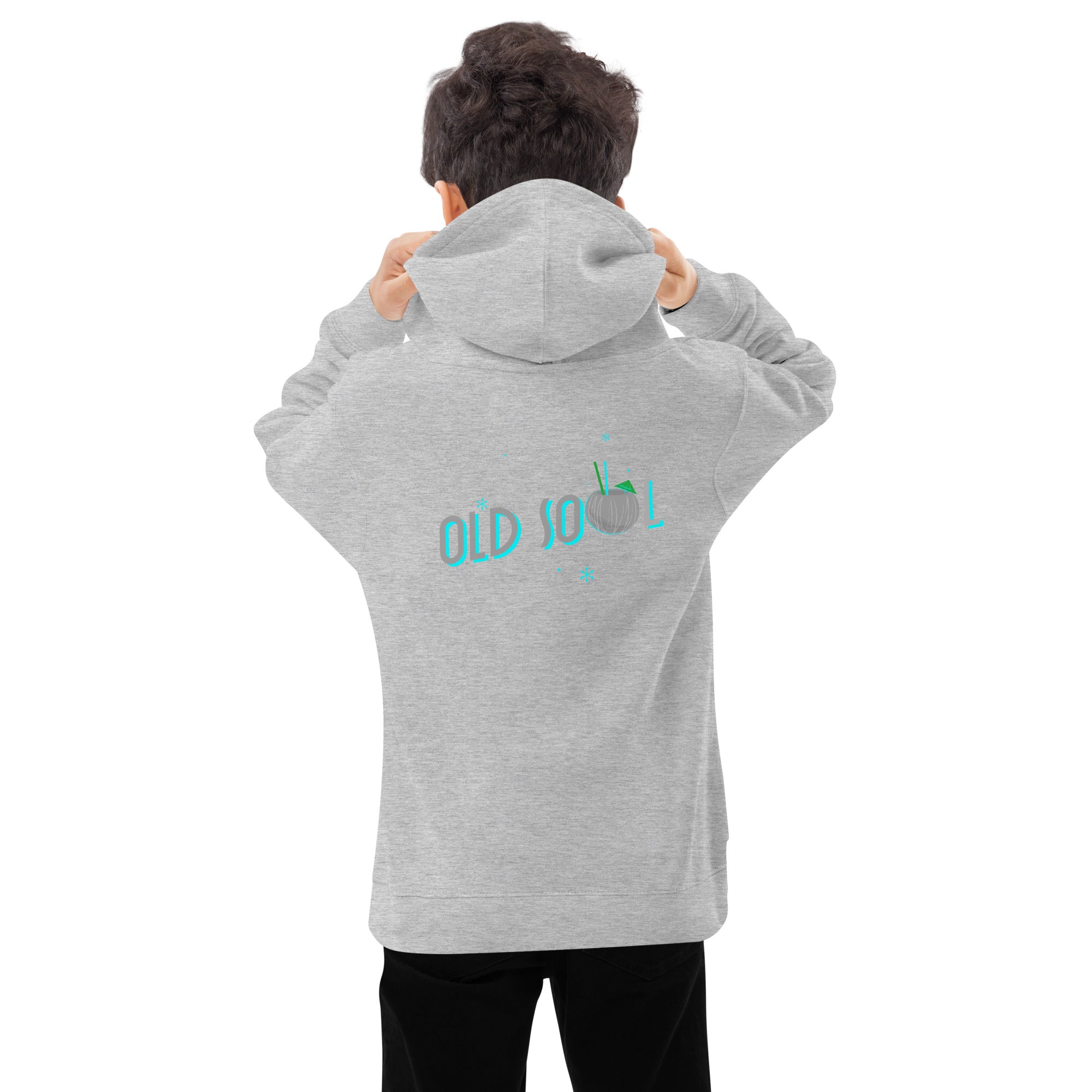 Old Soul - Kids fleece hoodie (back print)