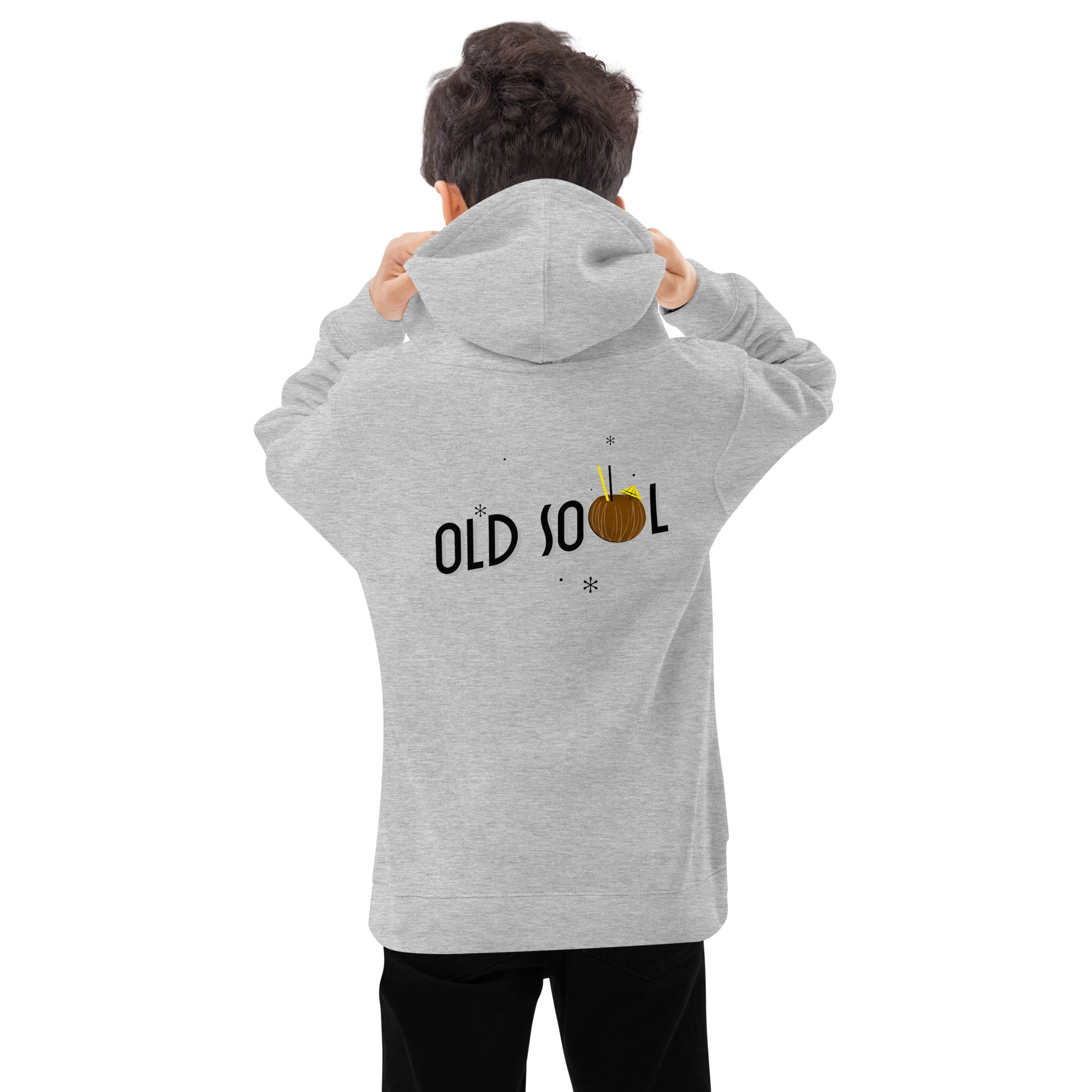 Old Soul - Kids fleece hoodie (back print)