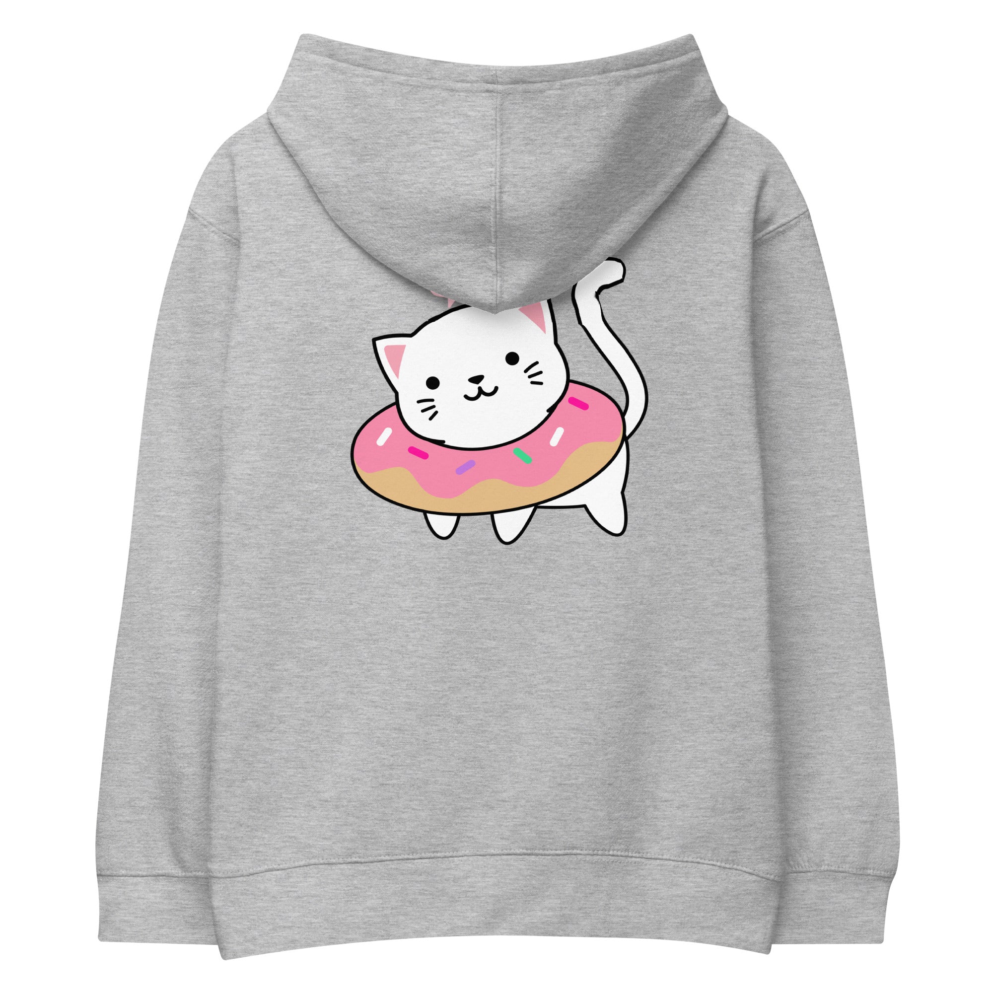 Meow V2 - Kids fleece hoodie (back print)