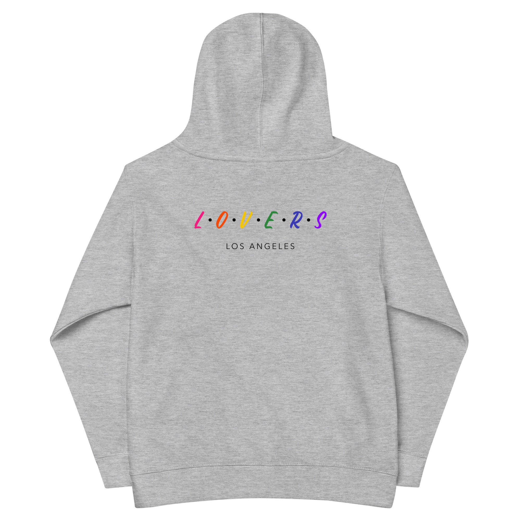 Lovers - Los Angeles - Kids fleece hoodie (back print)