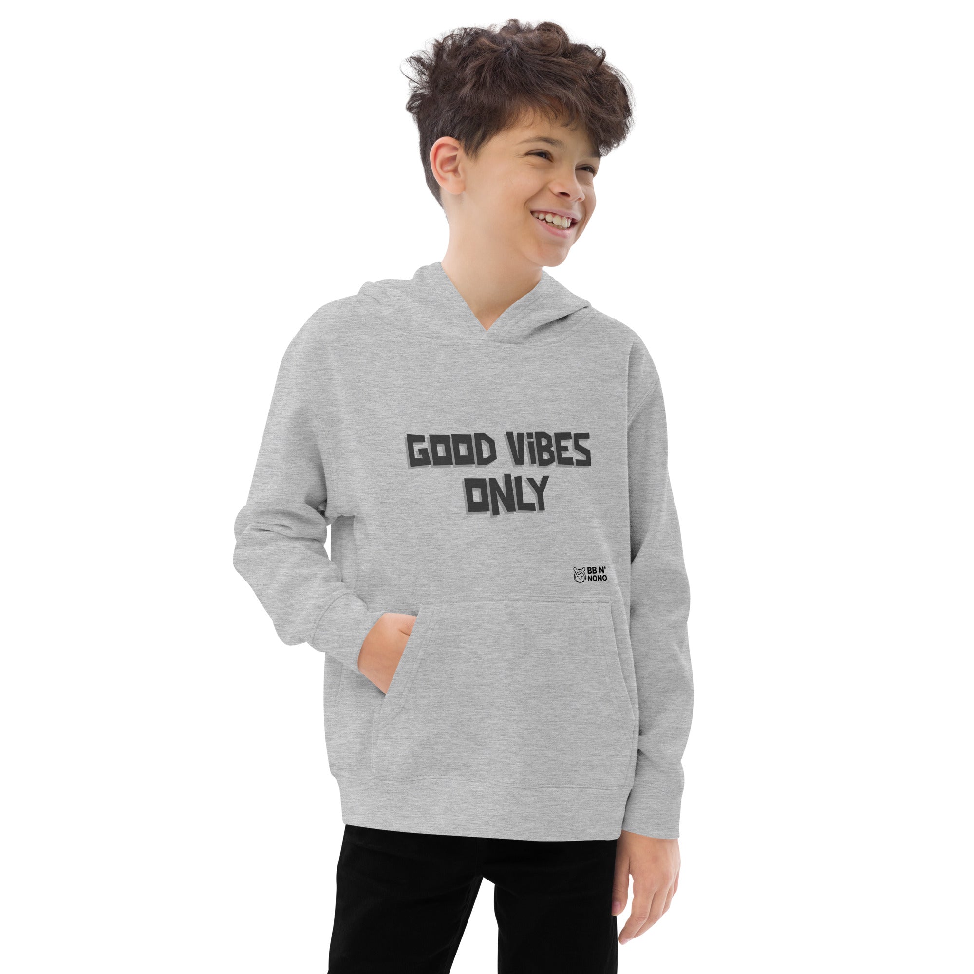 Good vibes only - Kids fleece hoodie