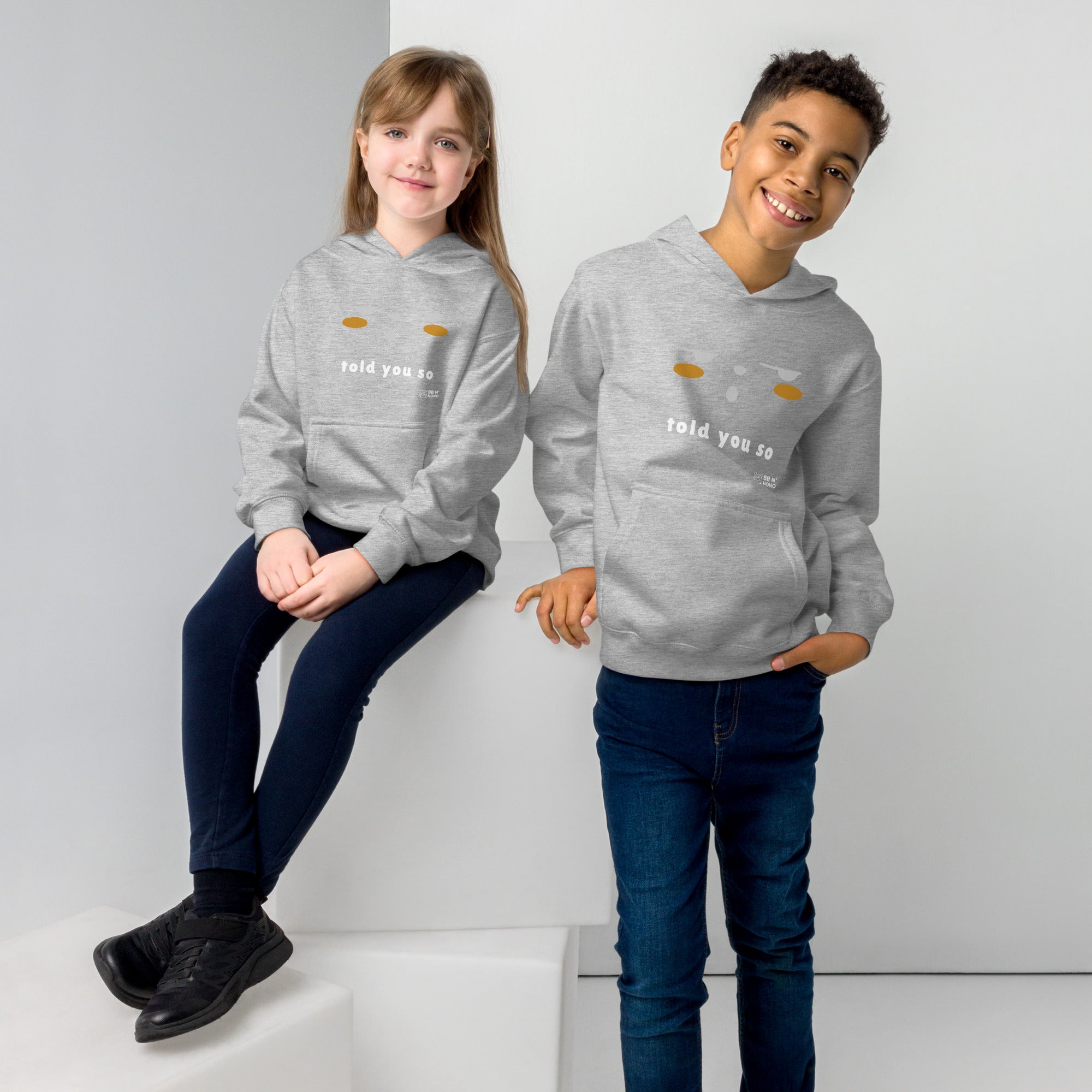 Told you so - Kids fleece hoodie