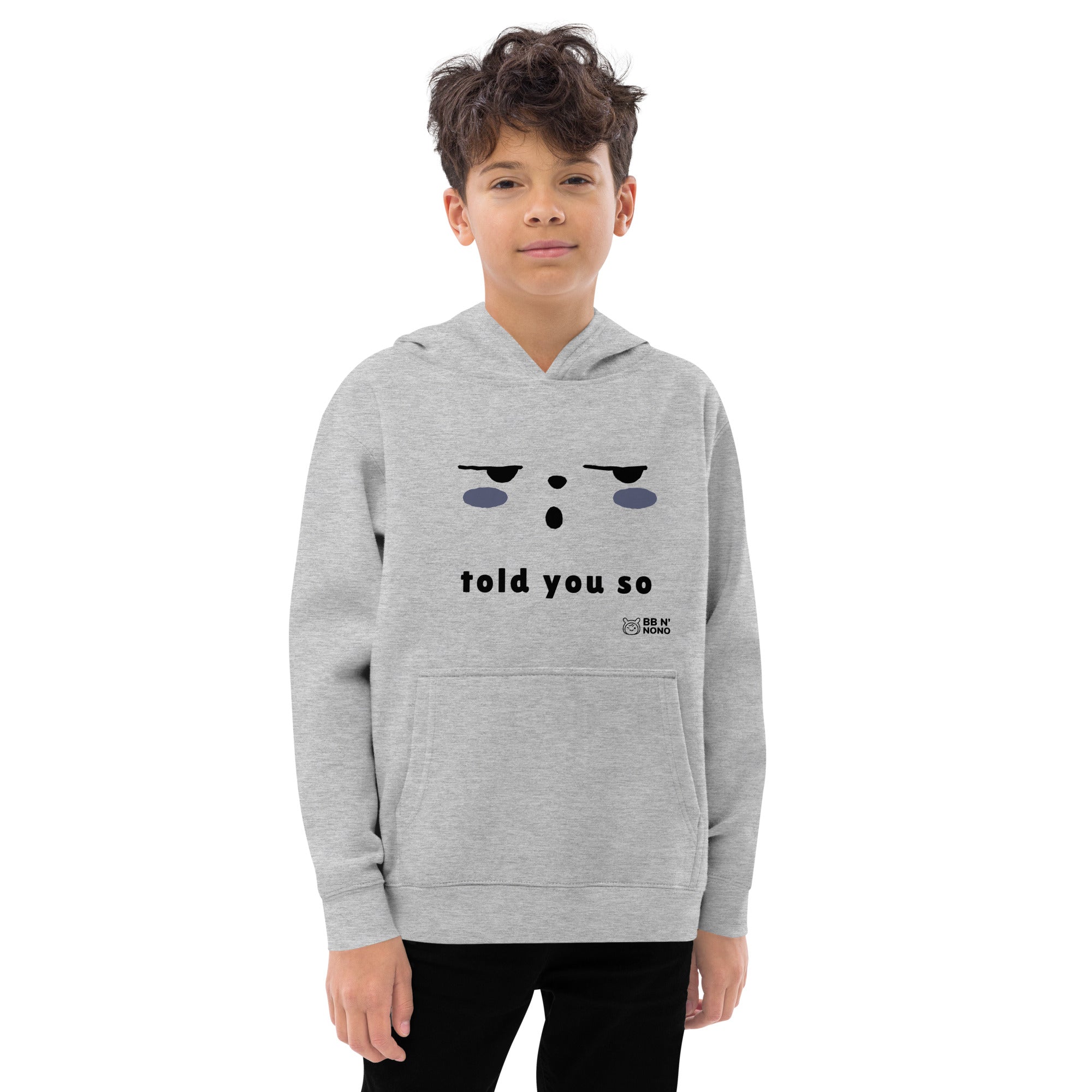 Told you so - Kids fleece hoodie