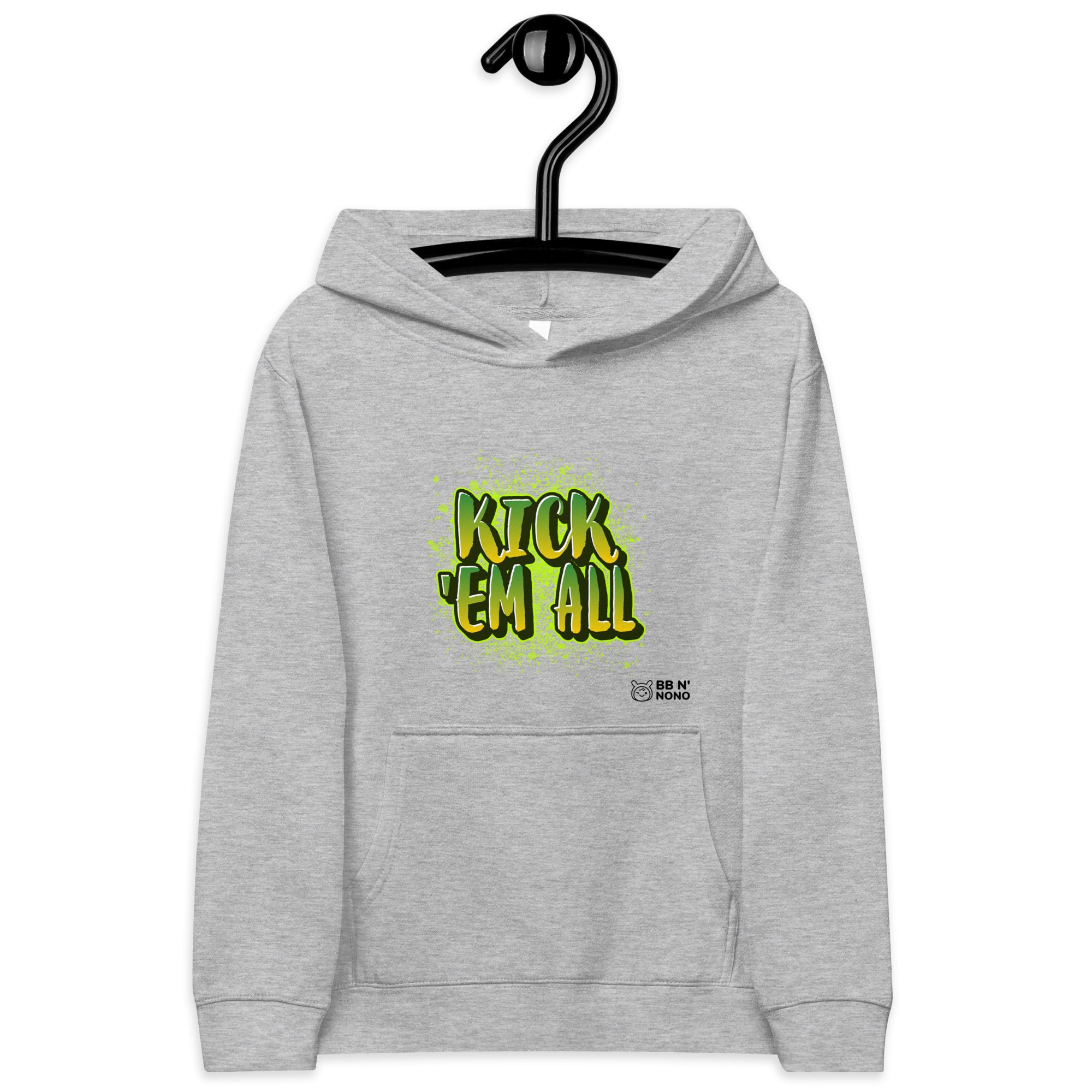 Kick'em all - Kids fleece hoodie