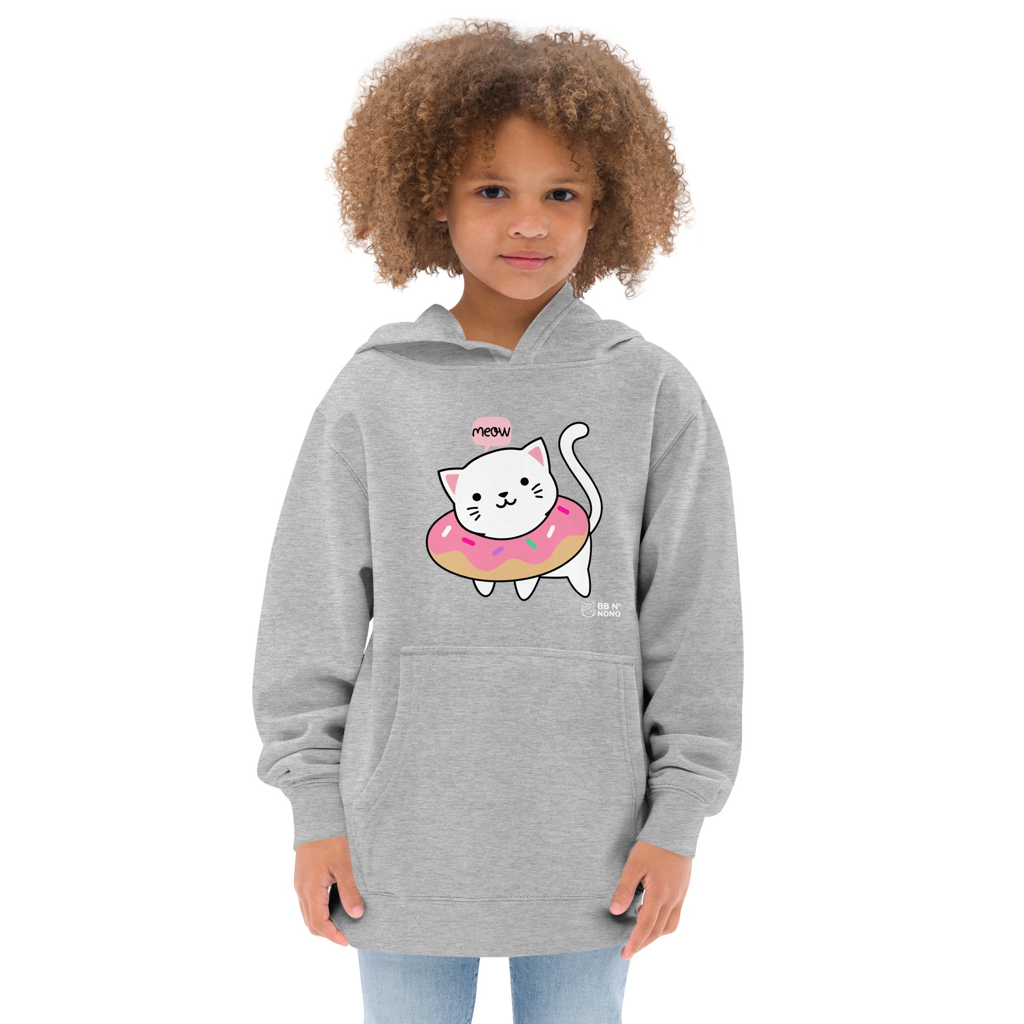 Meow V2 - Kids fleece hoodie