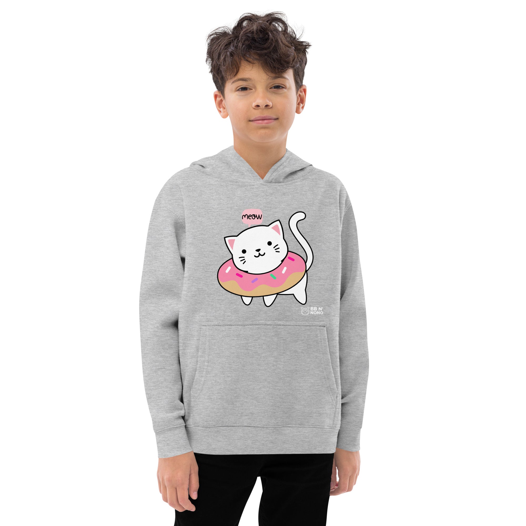 Meow V2 - Kids fleece hoodie