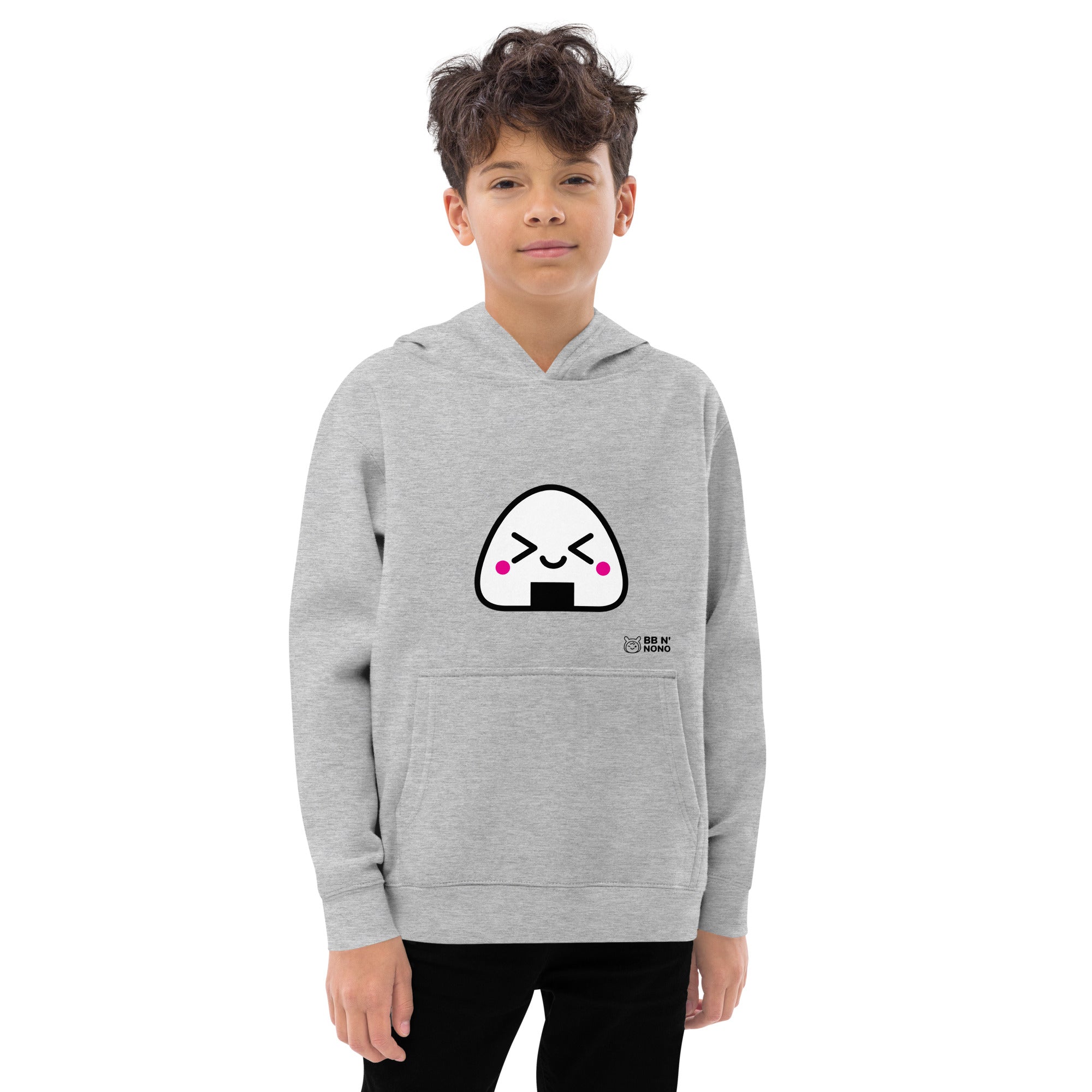 Kawaii Onigiri - Kids fleece hoodie