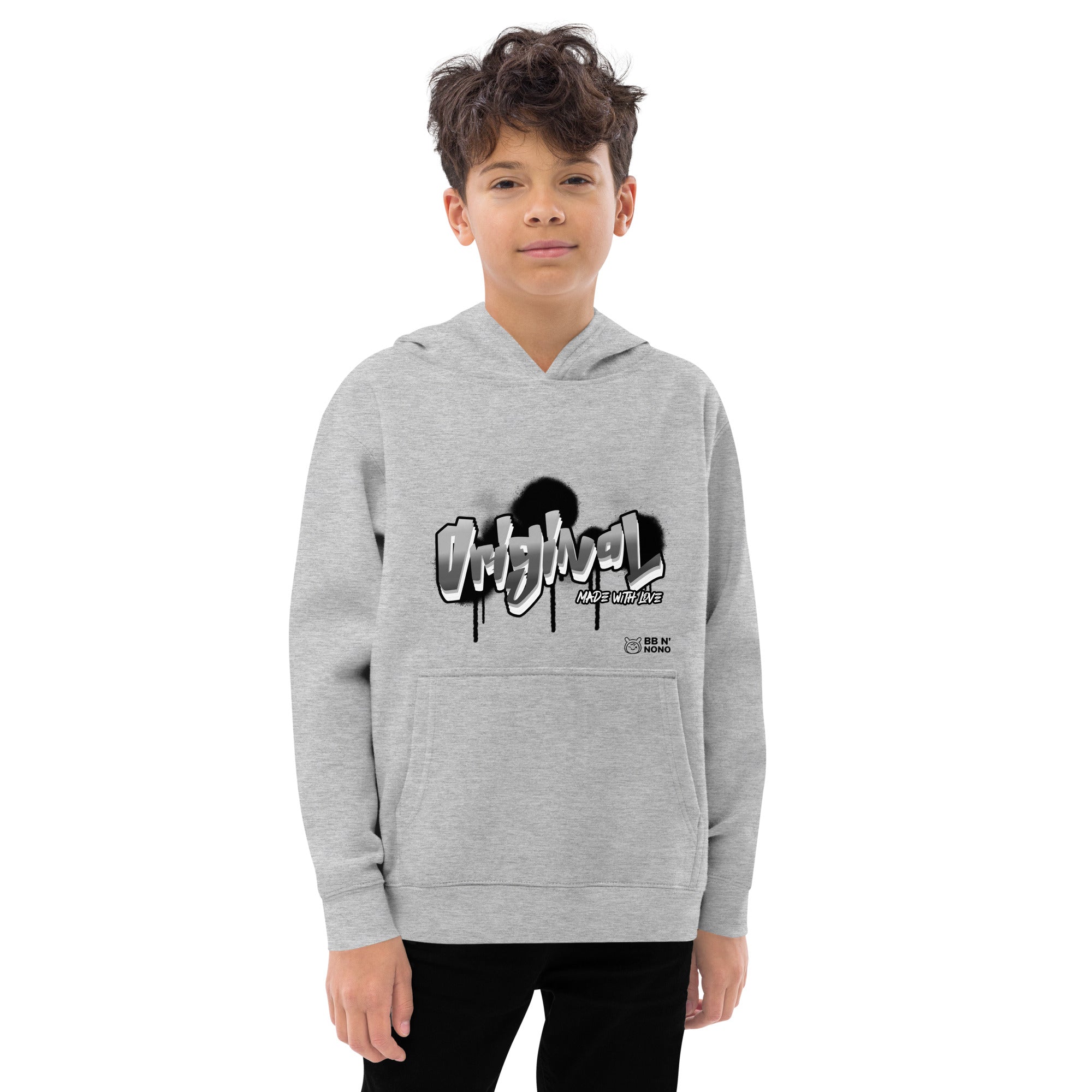 Original made with love - Kids fleece hoodie