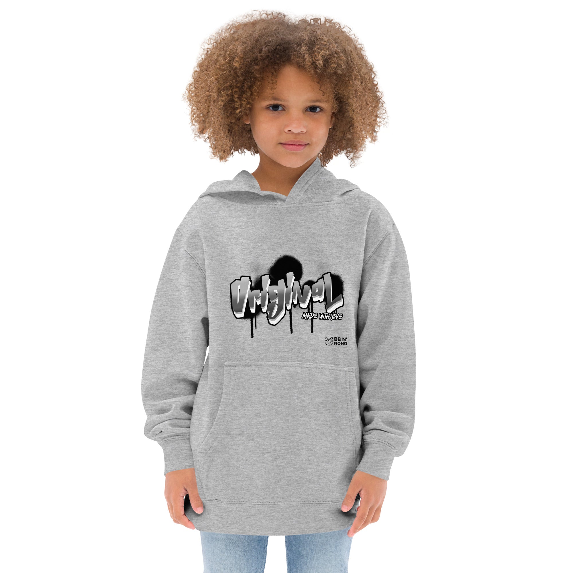 Original made with love - Kids fleece hoodie