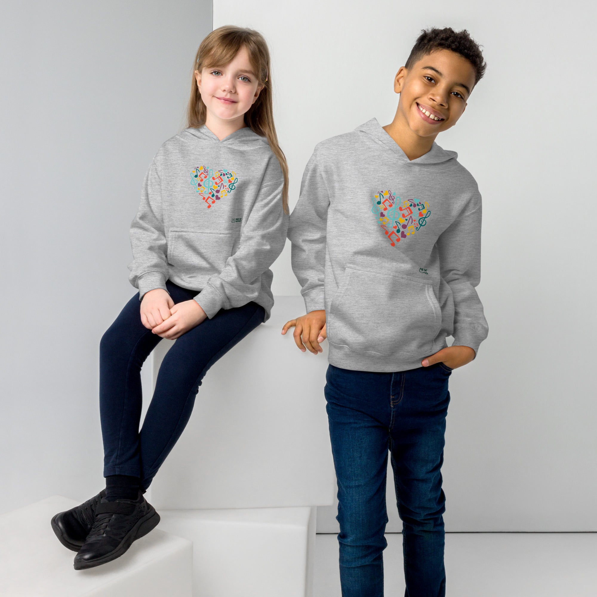 Symphonic Love Notes - Kids fleece hoodie