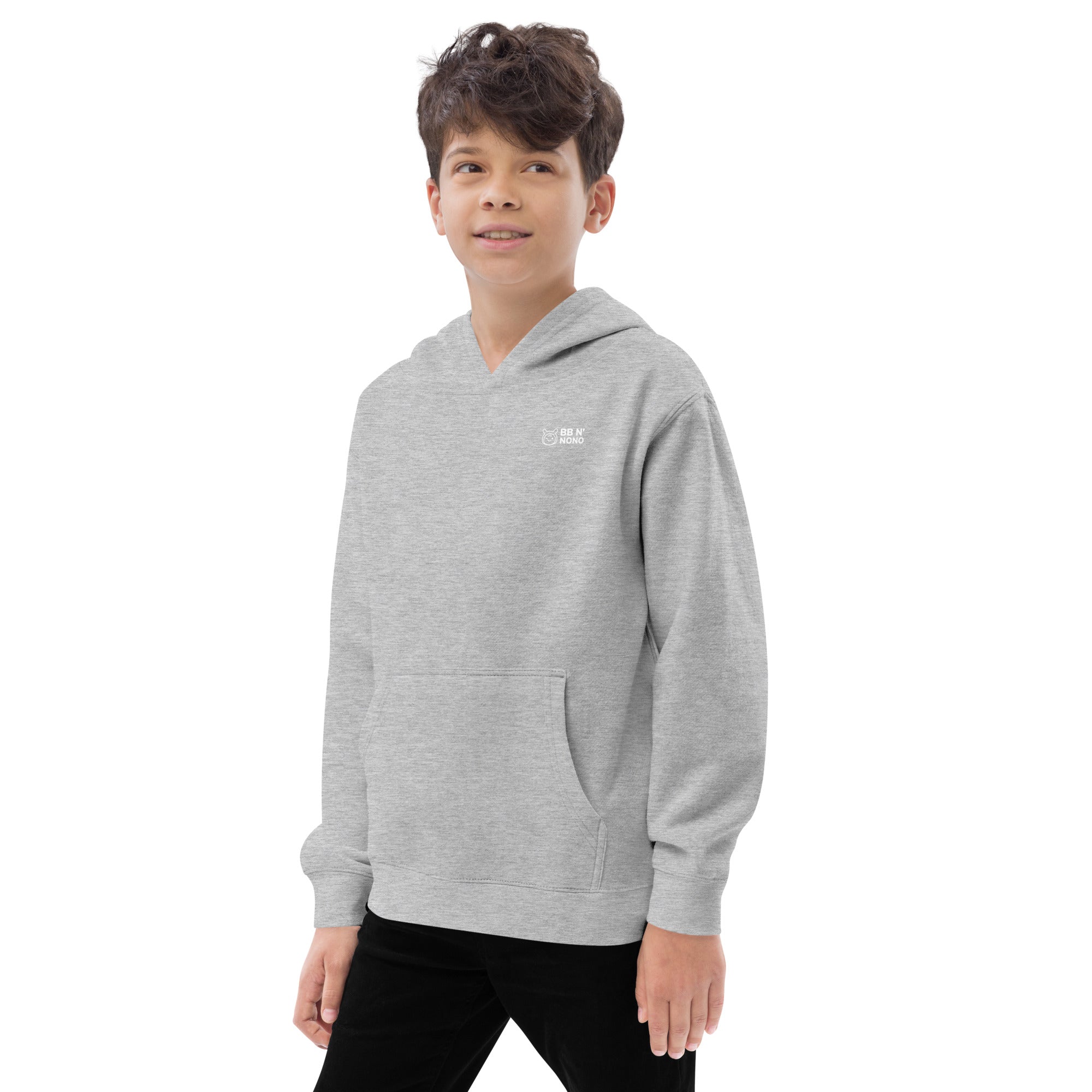 Buddy for life - Kids fleece hoodie (back print)